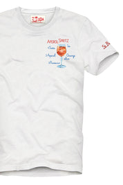 Ανδρικό T-shirt spritz λευκό MC2 Saint Barth