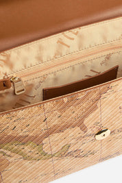 Γυναικεία τσάντα με iconic χάρτη 100% δέρμα Alviero Martini - LLD57-T644-0010