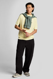 Ανδρική Κοντομάνικη πλεκτή μπλούζα λάιμ Lyle & Scott