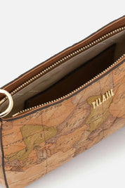 Γυναικείο Τσαντάκι μικρό 100% δέρμα με iconic map pattern Alviero Martini LPO52-8636-0010