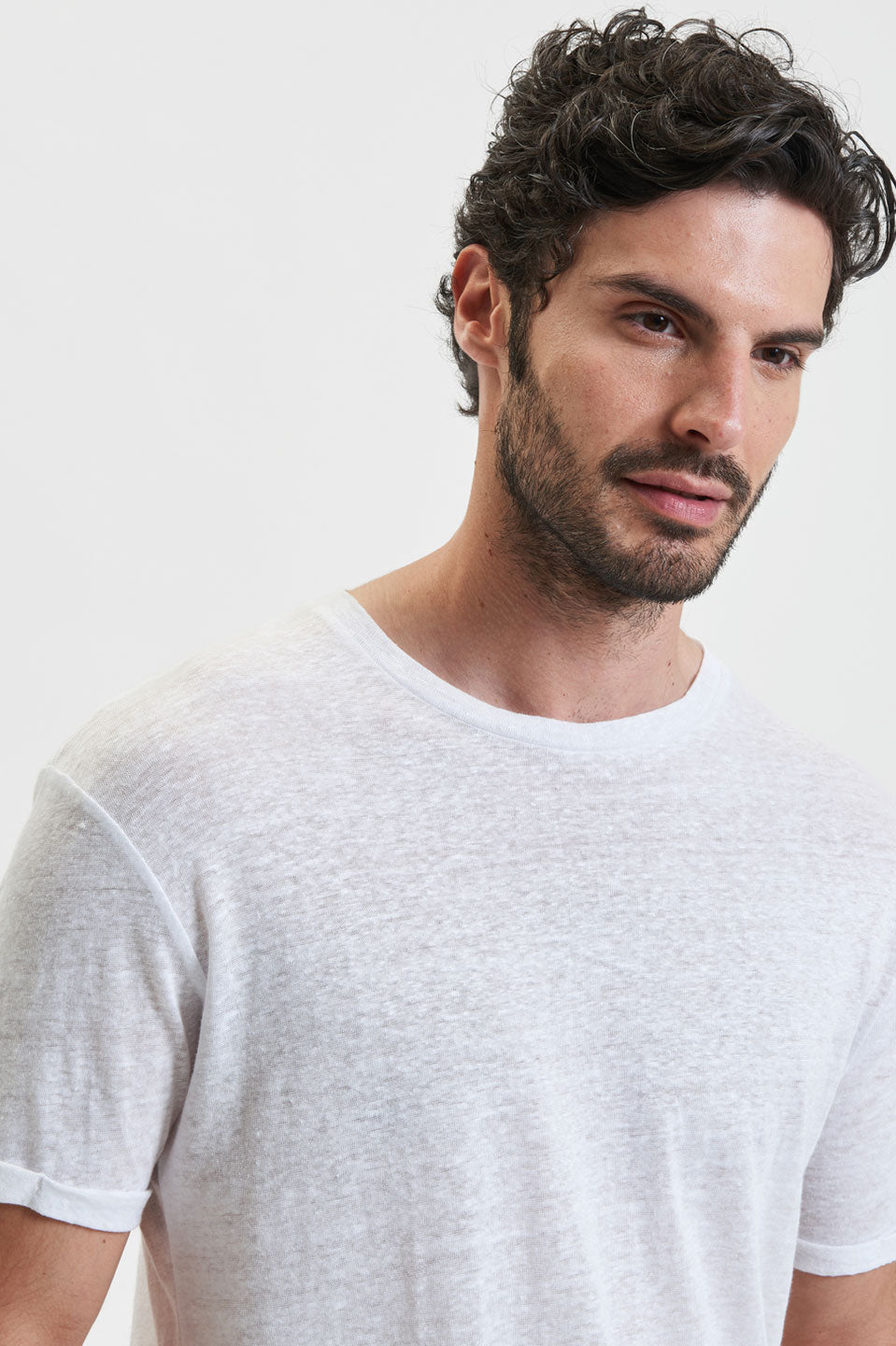 Ανδρικό Κοντομάνικο T-Shirt λευκό Gianni Lupo