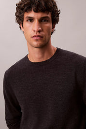 Ανδρική μπλούζα πλεκτή 100% merino wool Calvin Klein - LV04LB305GP7I