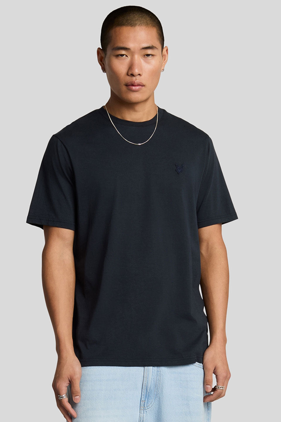 Ανδρικό Κοντομάνικο T-shirt μαύρο Lyle & Scott