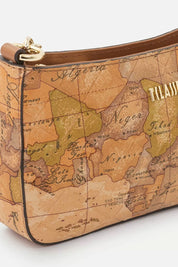 Γυναικείο Τσαντάκι μικρό 100% δέρμα με iconic map pattern Alviero Martini LPO52-8636-0010