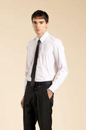 Ανδρικό Πουκάμισο σε κανονική γραμμή λευκό I'M BRIAN