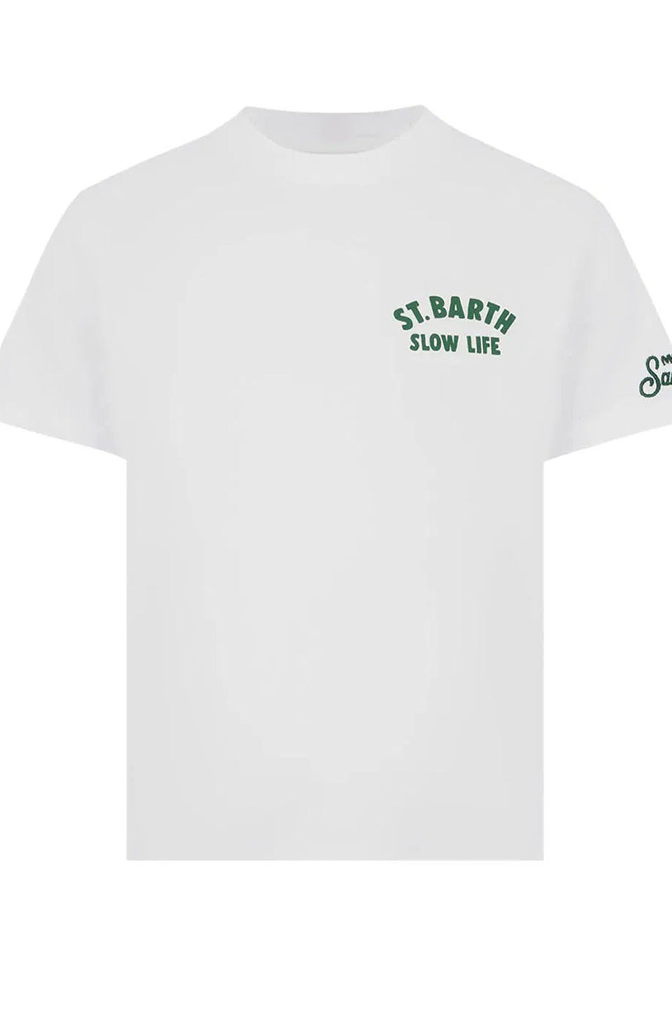 Ανδρικό T-shirt με τύπωμα λευκό Saint Barth MC2
