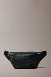 Ανδρική τσάντα μέσης με ανάγλυφα λογότυπα Calvin Klein - LV04D3205GUB1