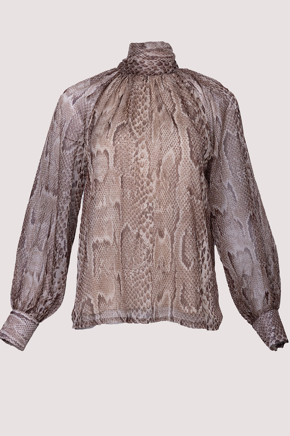 Γυναικείο πουκάμισο με pattern φίδι Tensione In
