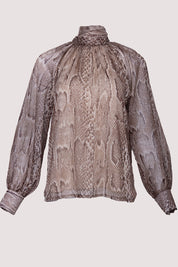 Γυναικείο πουκάμισο με pattern φίδι Tensione In