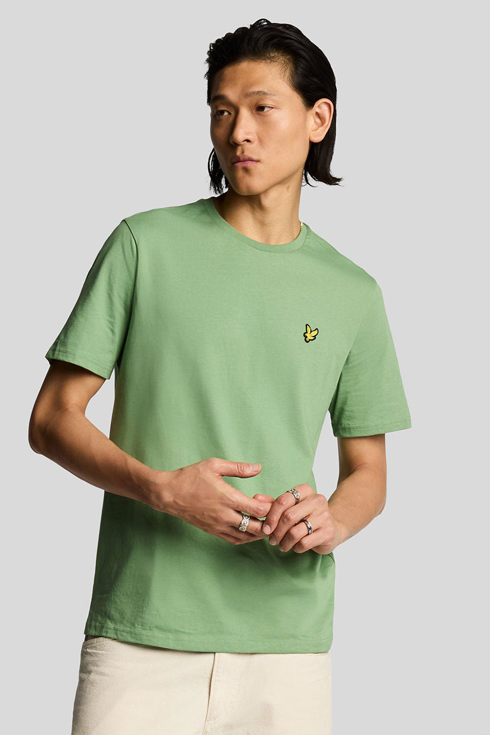 Ανδρικό Κοντομάνικο T-shirt με λογότυπο πράσινο Lyle & Scott