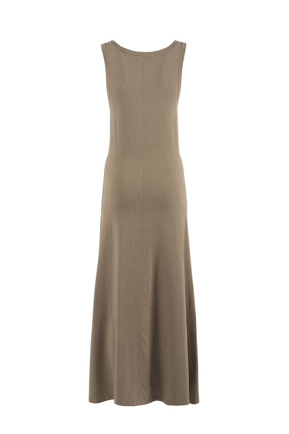 Γυναικείο Maxi φόρεμα με κρίκους χακί Nenette