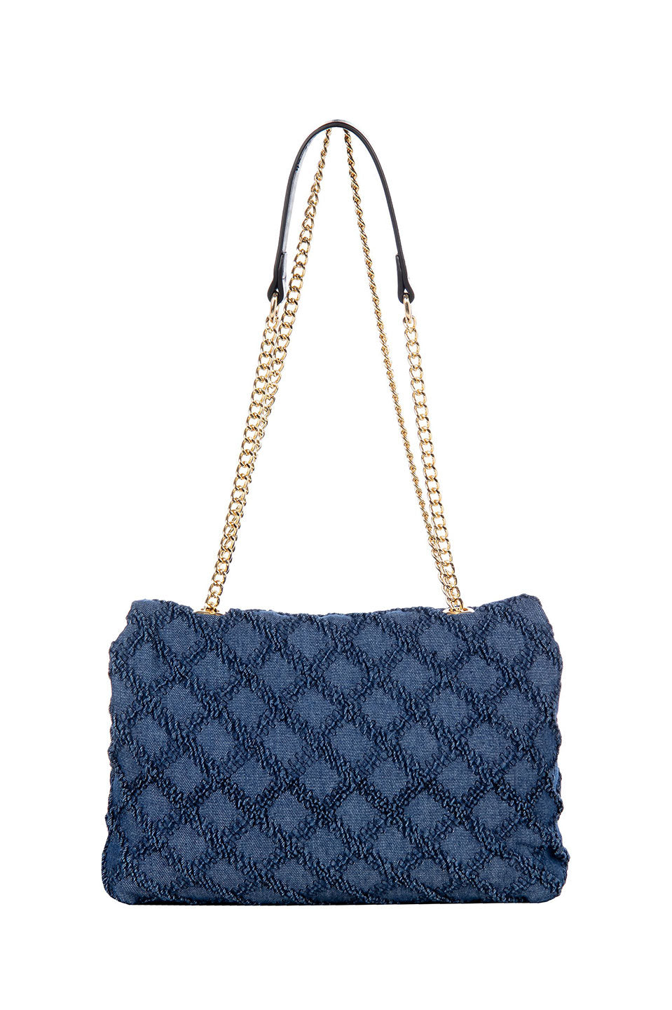 Γυναικεία Τσάντα με υφή denim μπλε Rinascimento