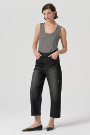 Γυναικείο παντελόνι τζιν boyfriend Fracomina