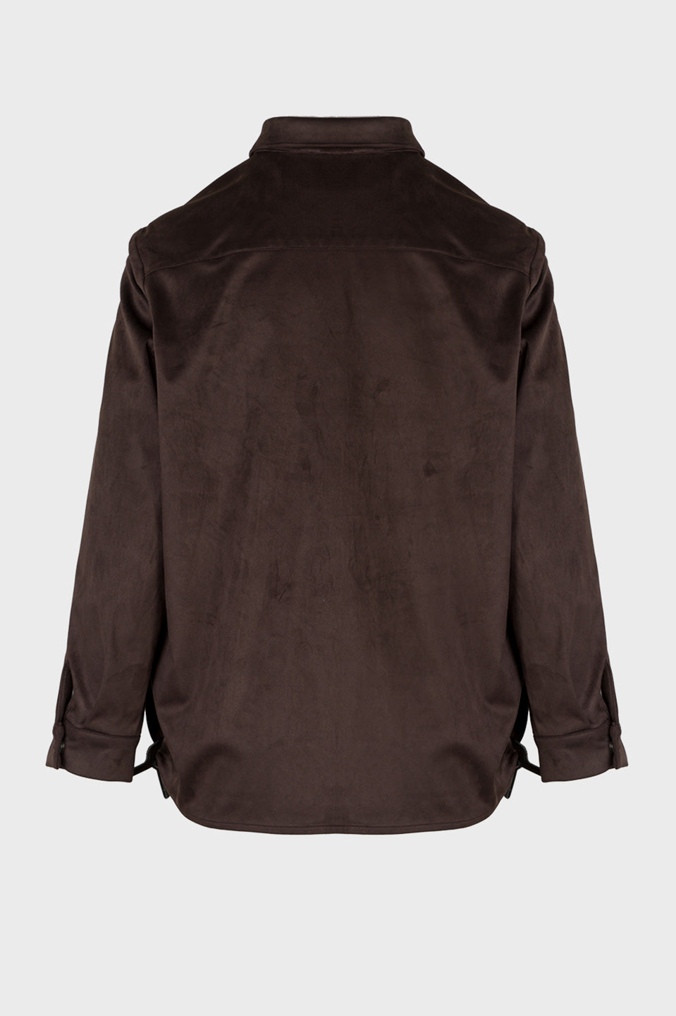Γυναικείο πουκάμισο σουέντ σοκολά Sandro Ferrone