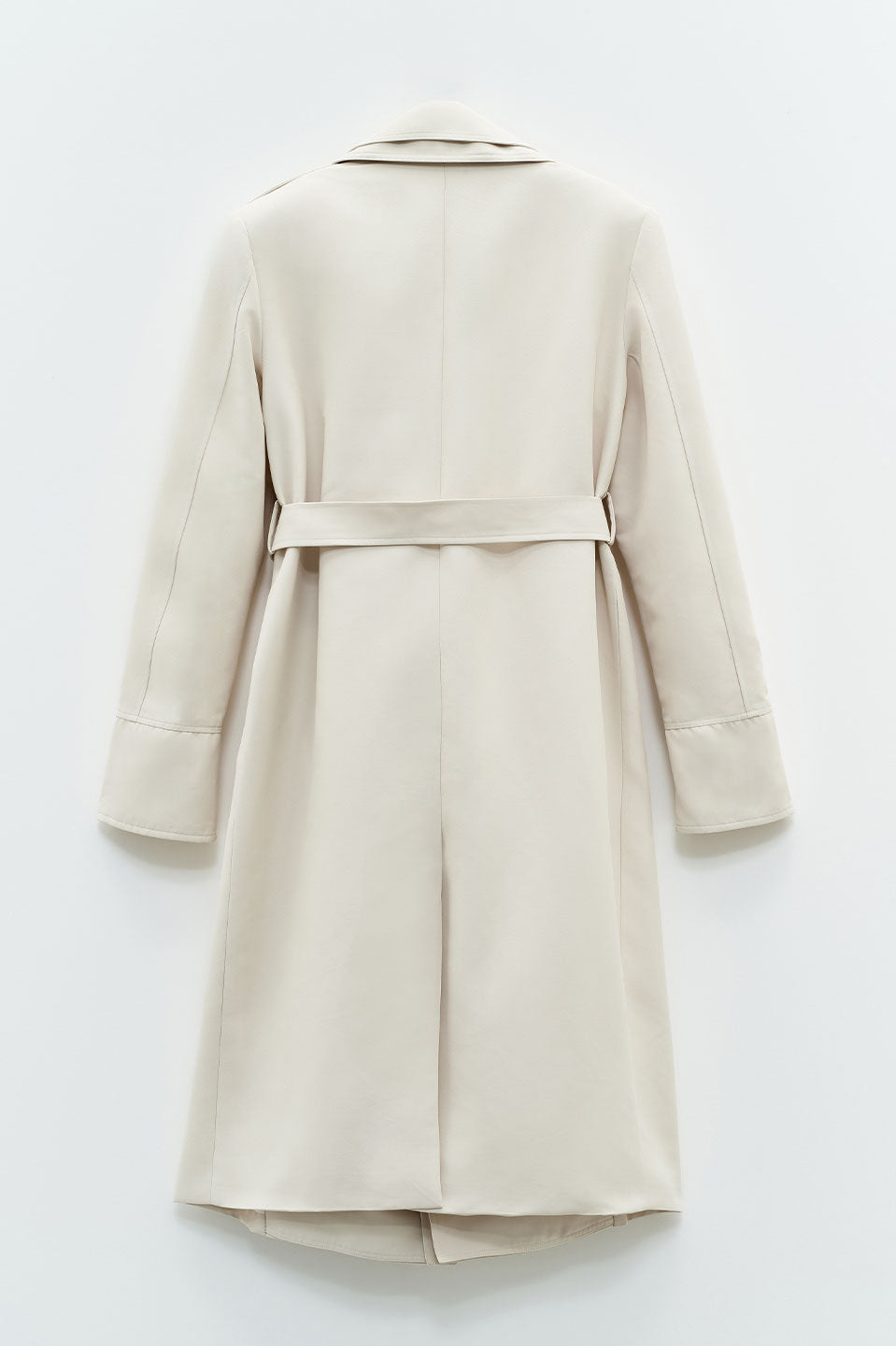 Γυναικείο Πανωφόρι καπαρντίνα κλασσική με ζώνη ιβουάρ Eleh