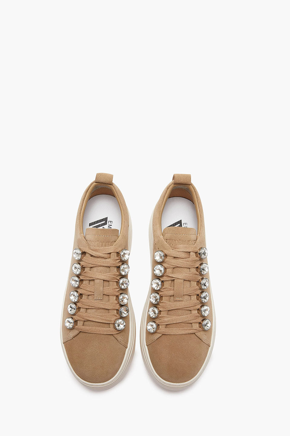 Γυναικεία Παπούτσια sneakers με στρας ταμπά Emanuelle Vee