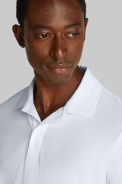 Ανδρική Πόλο μπλούζα κανονική γραμμή λευκό Calvin Klein K10K114484YAF