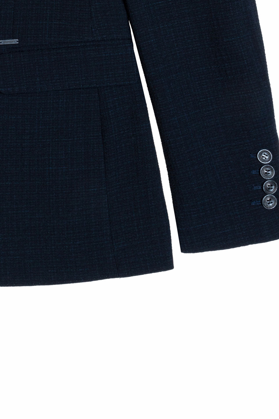 Ανδρικό Σακάκι με υφή μπλε navy Gianni Lupo