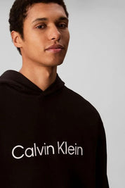 Ανδρική μπλούζα φούτερ με κουκούλα μαύρη LV14LD231GUB1 Calvin Klein