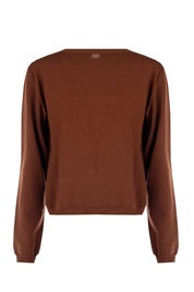 Γυναικεία μπλούζα πλεκτή σοκολά Rinascimento