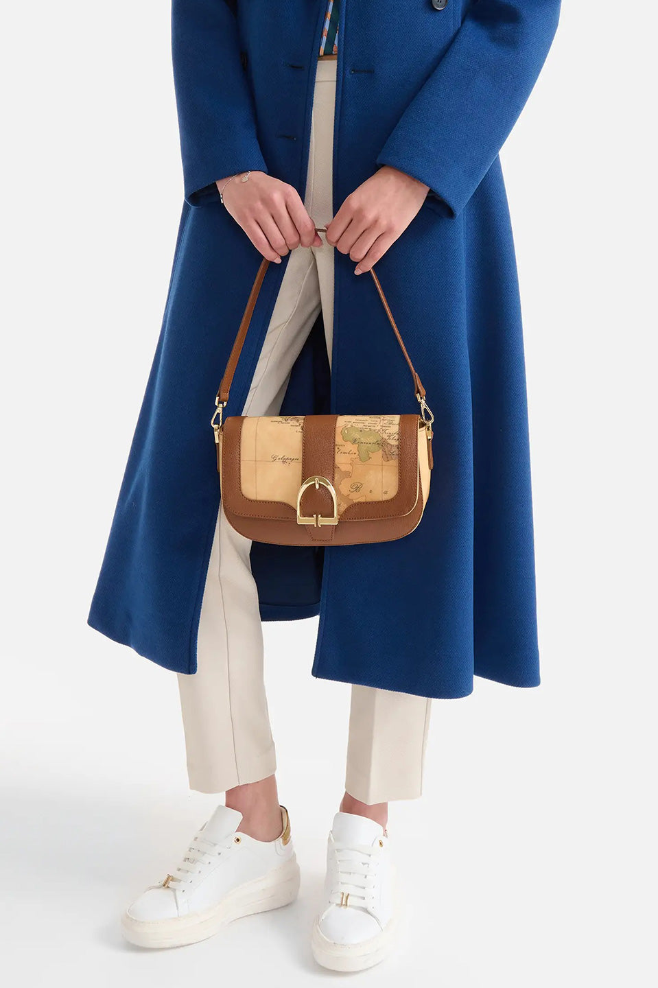 Γυναικείο τσαντάκι με iconic χάρτη Alviero Martini - LLD66-G611-0548