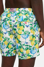 Ανδρικό μαγιό gin-λεμόνι πολύχρωμο Saint Barth MC2