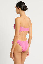 Γυναικείο Mαγιό bikini slip για κάθε σωματότυπο ροζ Bond Eye