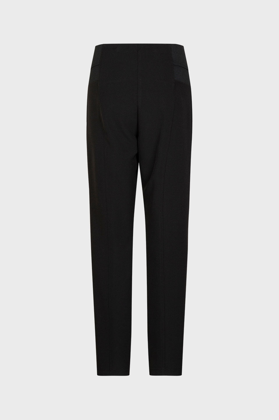 Γυναικείο παντελόνι ψηλόμεσο με λάστιχο στο πλάι μαύρο Sandro Ferrone Lola