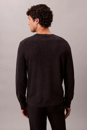 Ανδρική μπλούζα πλεκτή 100% merino wool Calvin Klein - LV04LB305GP7I