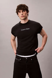 Ανδρική μπλούζα κοντομάνικη μαύρη LV04LD230GUB1 Calvin Klein