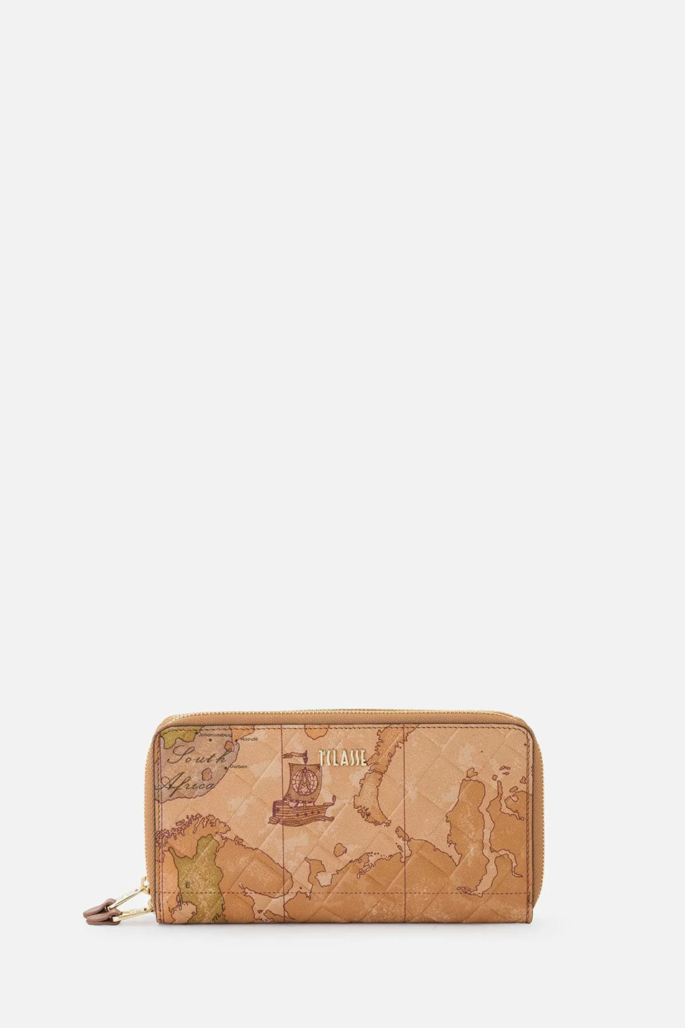 Γυναικείο Πορτοφόλι διπλό 100% δέρμα με iconic map pattern Alviero Martini LPN65-8636-0010