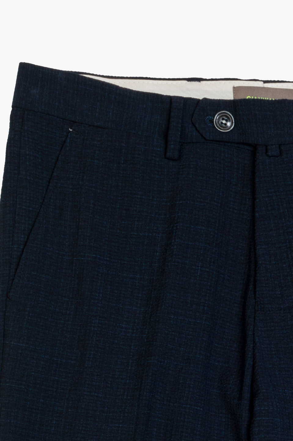 Ανδρικό  Παντελόνι με υφή μπλε navy Gianni Lupo