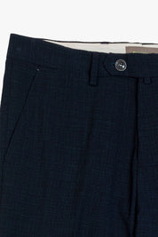 Ανδρικό  Παντελόνι με υφή μπλε navy Gianni Lupo
