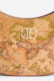 Γυναικείο τσαντάκι με iconic χάρτη από 100% δέρμα Alviero Martini -  LLD62-H644-0010