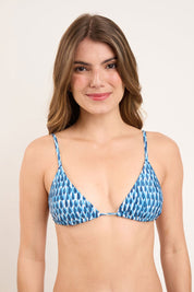 Γυναικείο μαγιό μπικίνι τοπ τριγωνάκι μπλε Rio Del Sol