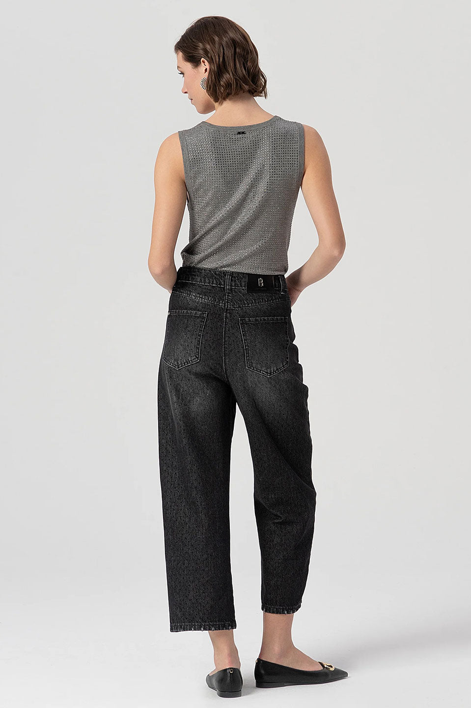 Γυναικείο παντελόνι τζιν boyfriend Fracomina