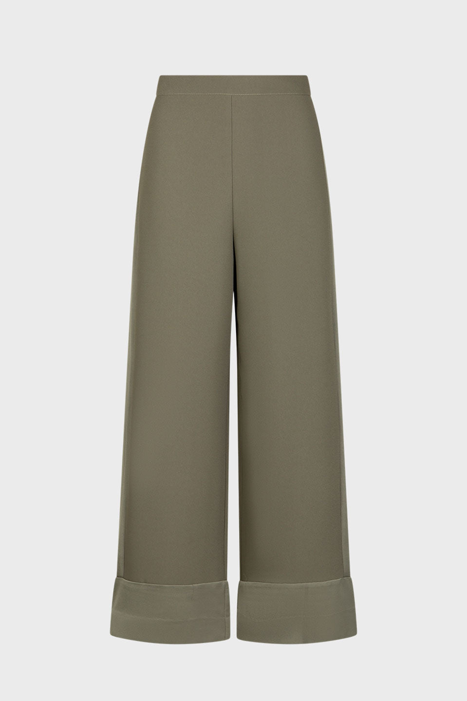 Γυναικείο Παντελόνι αέρινο χακί Sandro Ferrone Lola