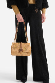 Γυναικεία τσάντα με iconic χάρτη 100% δέρμα Alviero Martini - LLD57-T644-0010