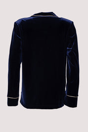 Γυναικείο σακάκι βελούδινο μπλε σκούρο Tensione In