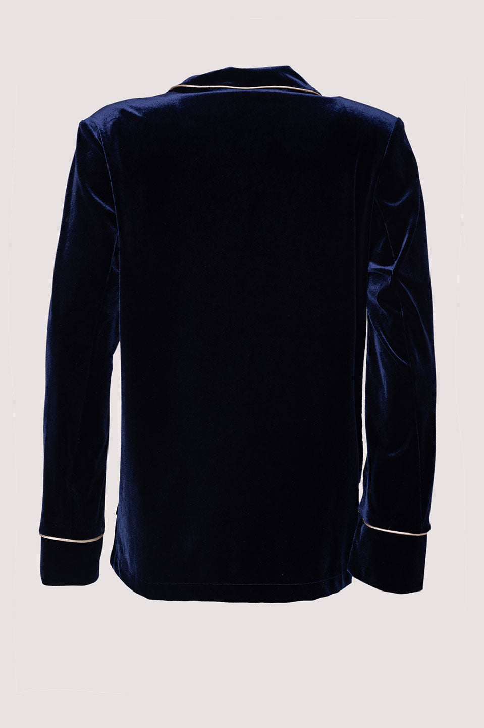 Γυναικείο σακάκι βελούδινο μπλε σκούρο Tensione In