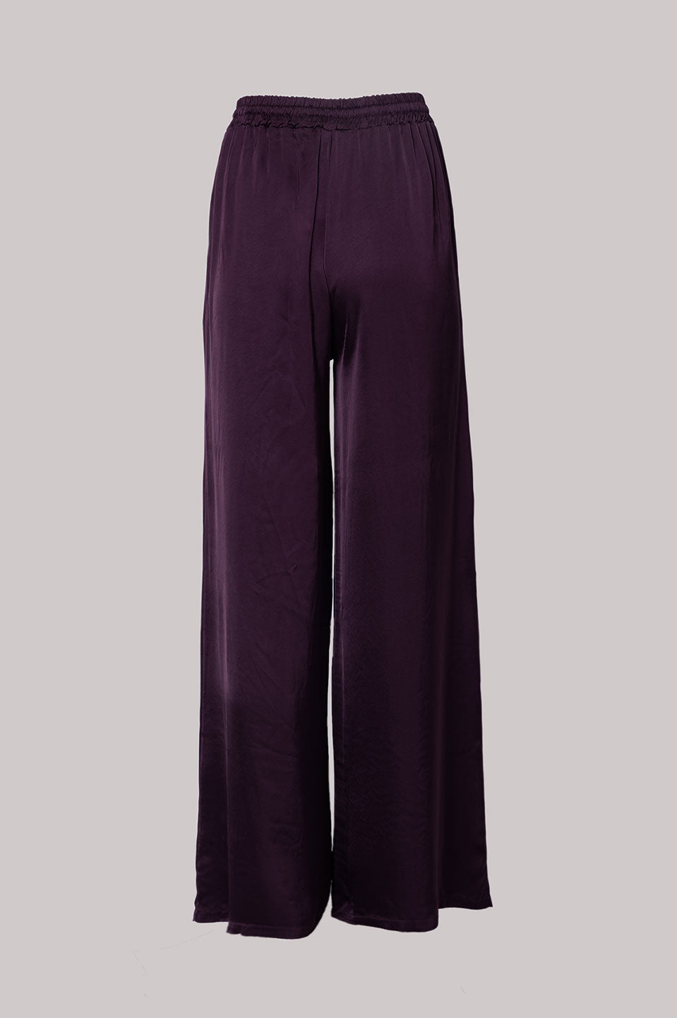 Γυναικείο παντελόνι σατινέ μπορντό Motel