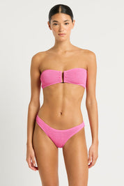 Γυναικείο Mαγιό bikini slip για κάθε σωματότυπο ροζ Bond Eye