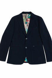 Ανδρικό Σακάκι με υφή μπλε navy Gianni Lupo