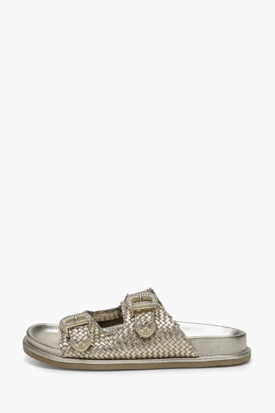 Γυναικεία Παπούτσια πέδιλα με στρας στις αγκράφες Emanuelle Vee