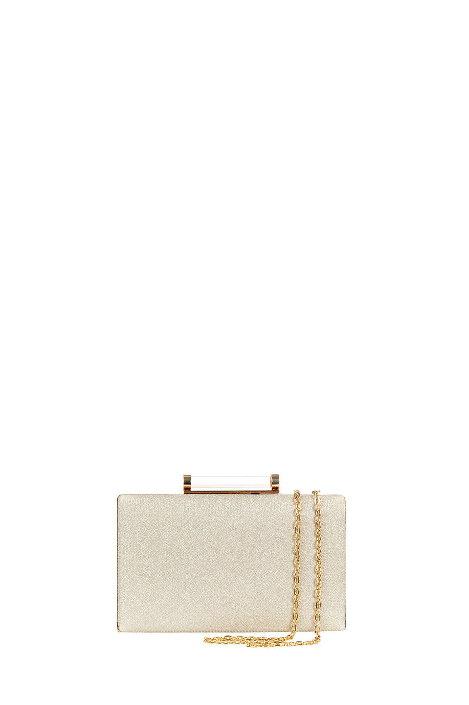 Γυναικείο Τσαντάκι clutch πλατίνα Rinascimento