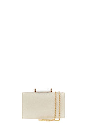 Γυναικείο Τσαντάκι clutch πλατίνα Rinascimento