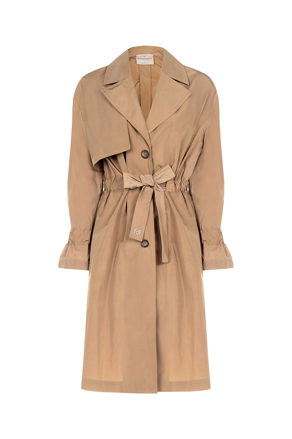 Γυναικείο πανωφόρι καπαρντίνα κλασσική με ζώνη ταμπά Rinascimento