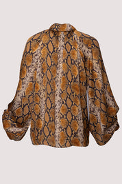 Γυναικείο πουκάμισο με pattern φίδι Tensione In