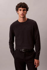 Ανδρική μπλούζα πλεκτή 100% merino wool Calvin Klein - LV04LB305GP7I