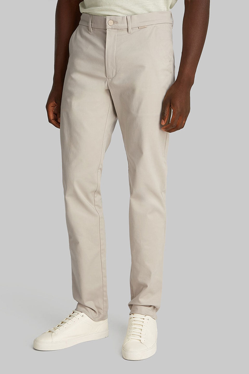 Ανδρικό Παντελόνι Chinos ανδρικό μπεζ Calvin Klein K10K113429PE0
